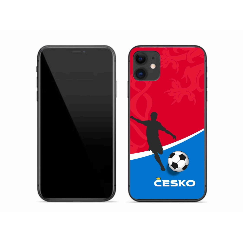 Gelový kryt mmCase na iPhone 11 - fotbal Česko