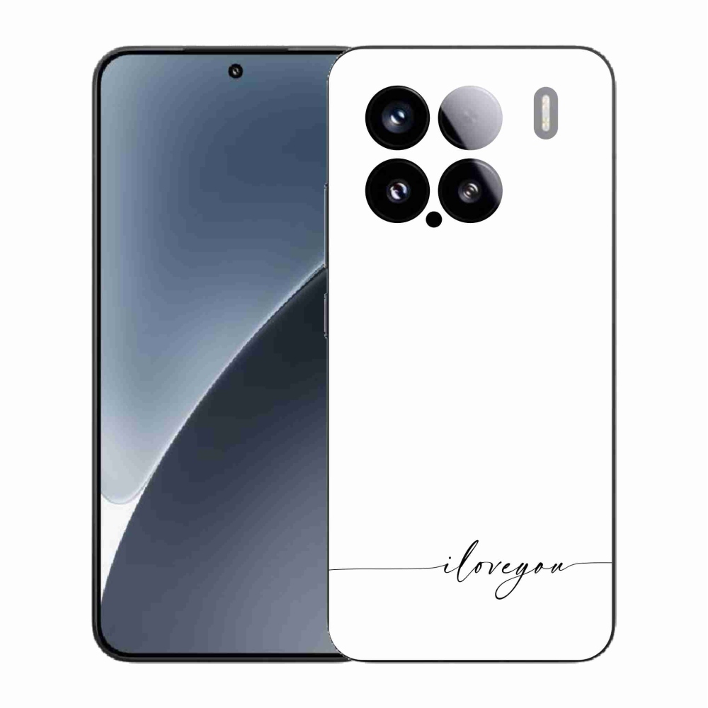 Gelový kryt mmCase na Xiaomi 15 - I love you bílé pozadí