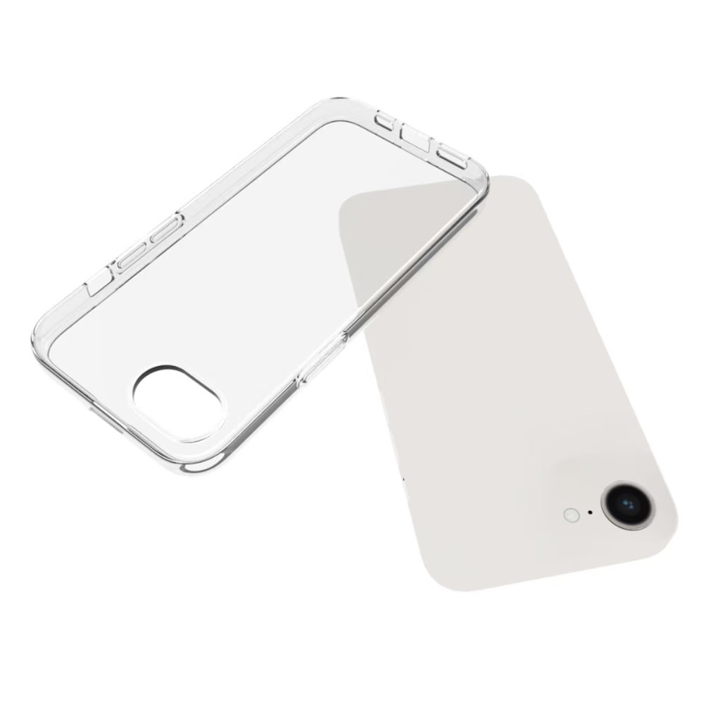Průhledný gelový obal na iPhone 16e - průhledný