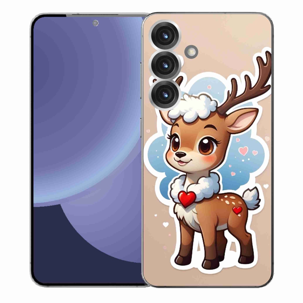 Gelový kryt mmCase na Samsung Galaxy S25+ - kreslený sob