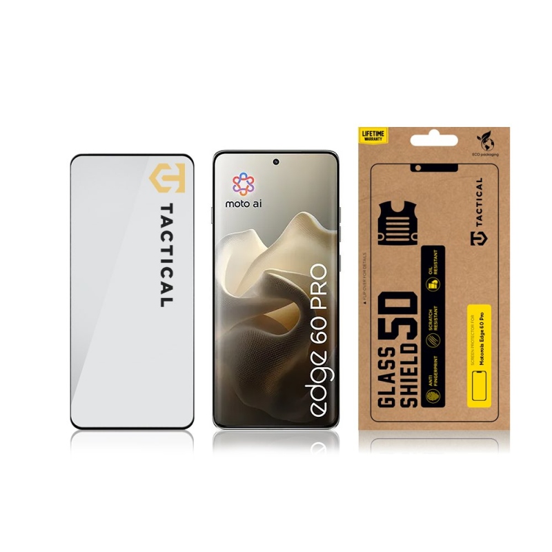 Tactical Glass Shield 5D sklo pro Motorola Edge 60 Pro Black