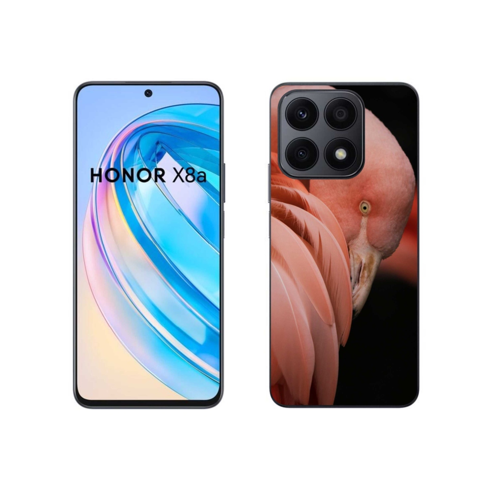 Gelový kryt mmCase na Honor X8a - plameňák 3