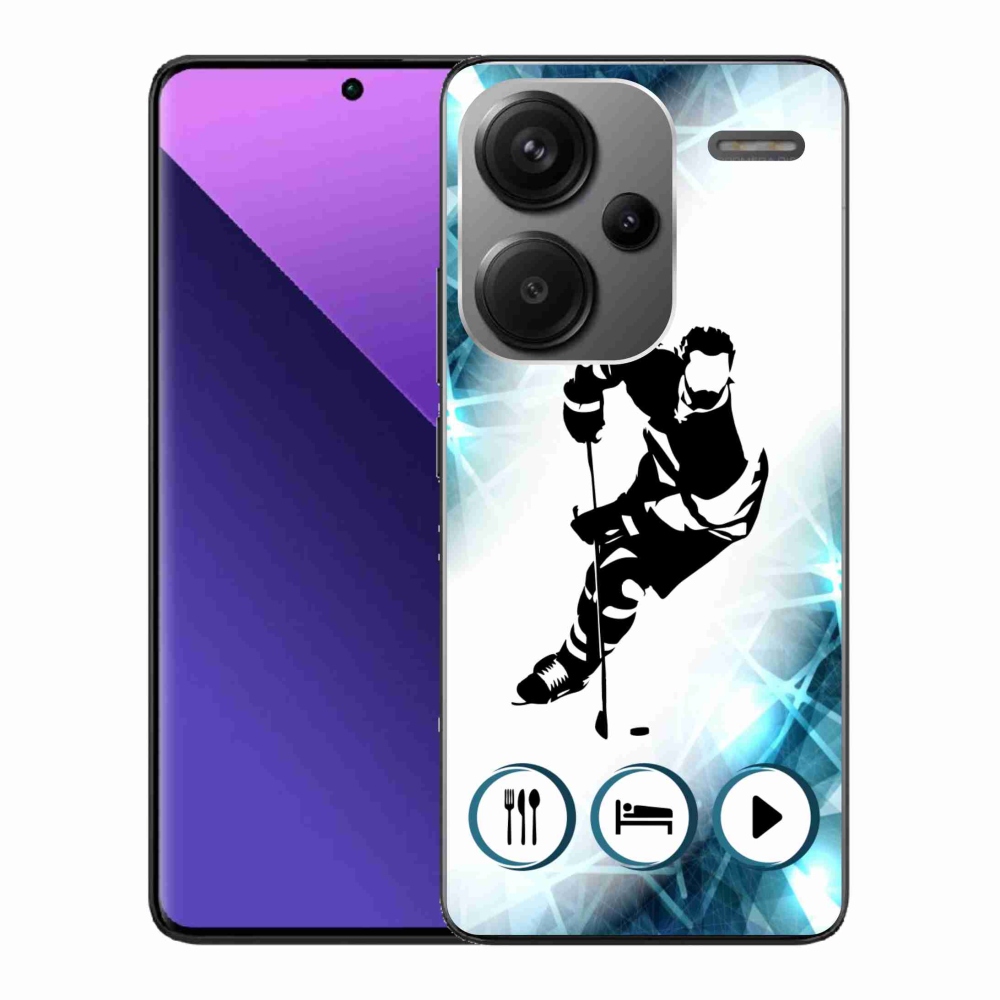 Gelový kryt mmCase na Xiaomi Redmi Note 13 Pro+ 5G - hokej 1