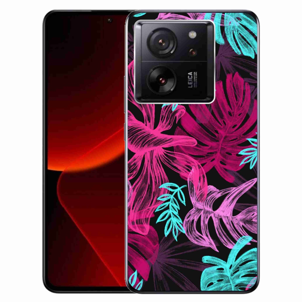 Gelový kryt mmCase na Xiaomi 13T/13T Pro - květiny 1