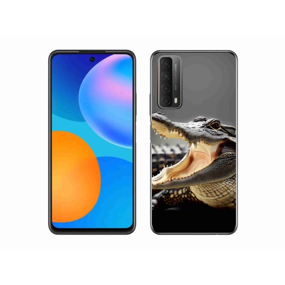 Gelový kryt mmCase na Huawei P Smart (2021) - krokodýl