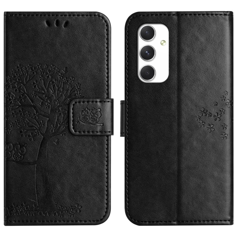 Tree knížkové pouzdro na Samsung Galaxy A16 4G/5G - černé