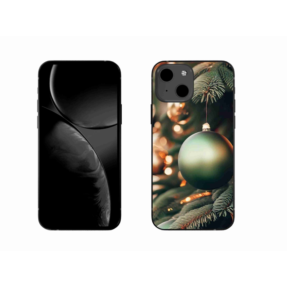 Gelový kryt mmCase na iPhone 13 6.1 - vánoční ozdoby 1