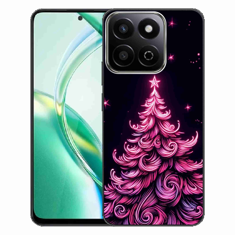 Gelový kryt mmCase na Honor 200 Smart 5G - neonový vánoční stromek 2