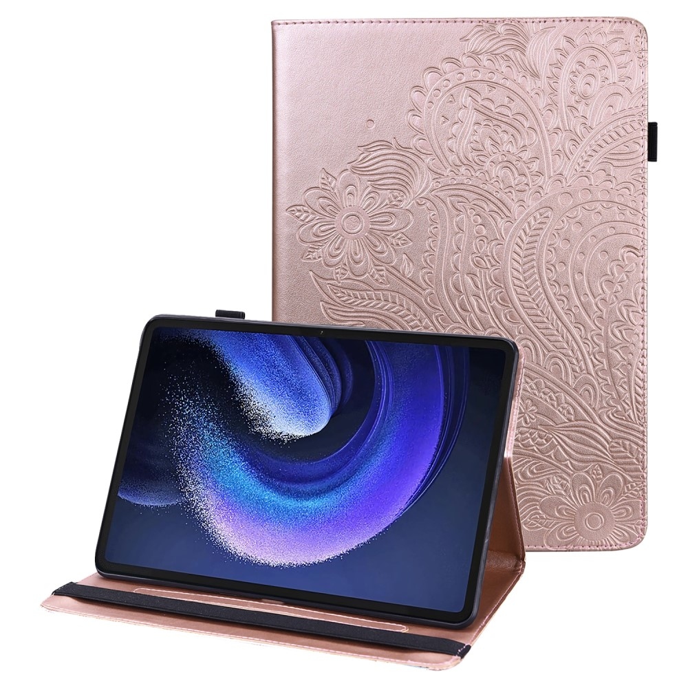 Imprint zavírací pouzdro na Xiaomi Pad 6 - růžovozlaté