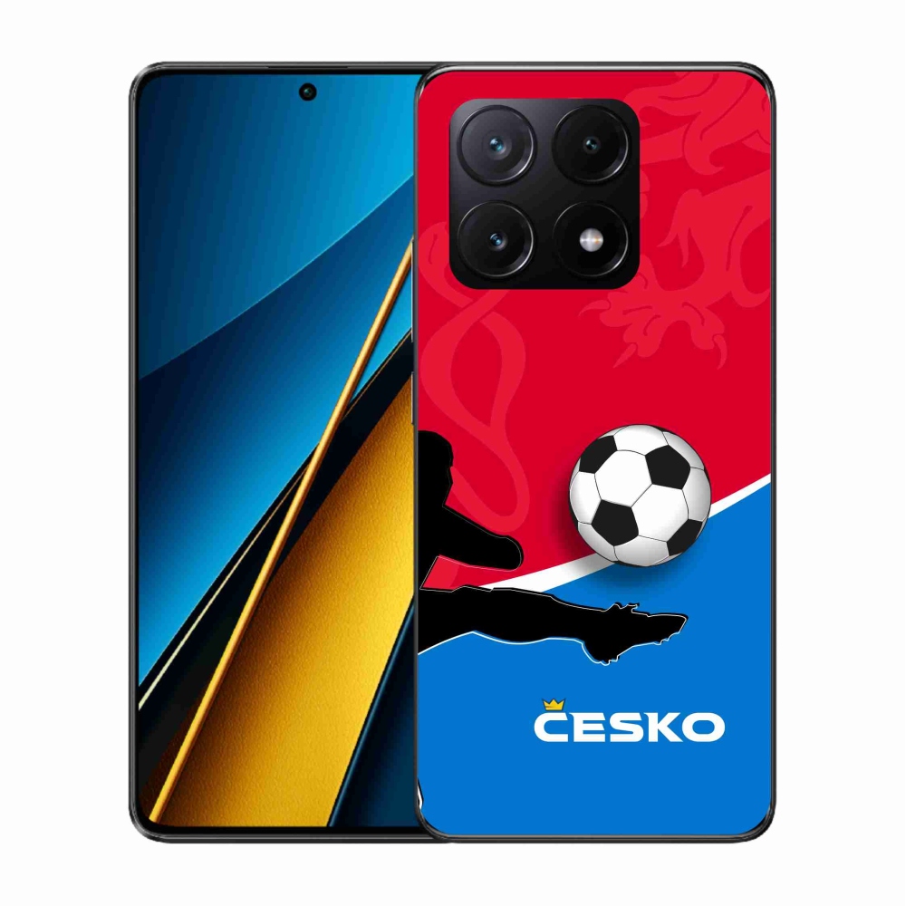 Gelový kryt mmCase na Xiaomi Poco X6 Pro 5G - fotbal Česko 2