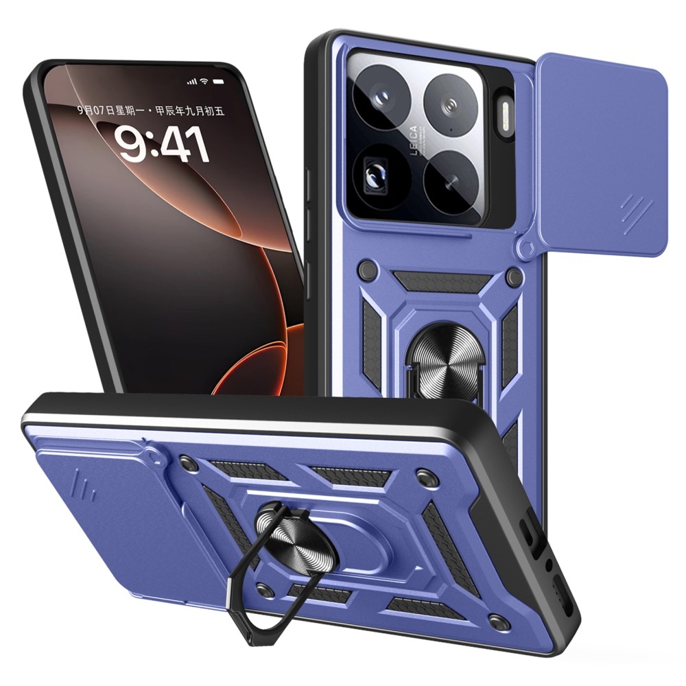 Slide odolný kryt na Xiaomi 15 Pro - modrý