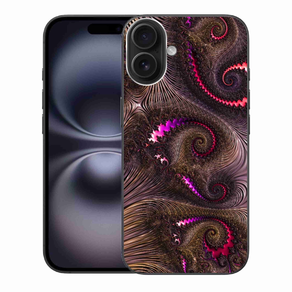Gelový kryt mmCase na iPhone 16 Plus - abstraktní motiv 24