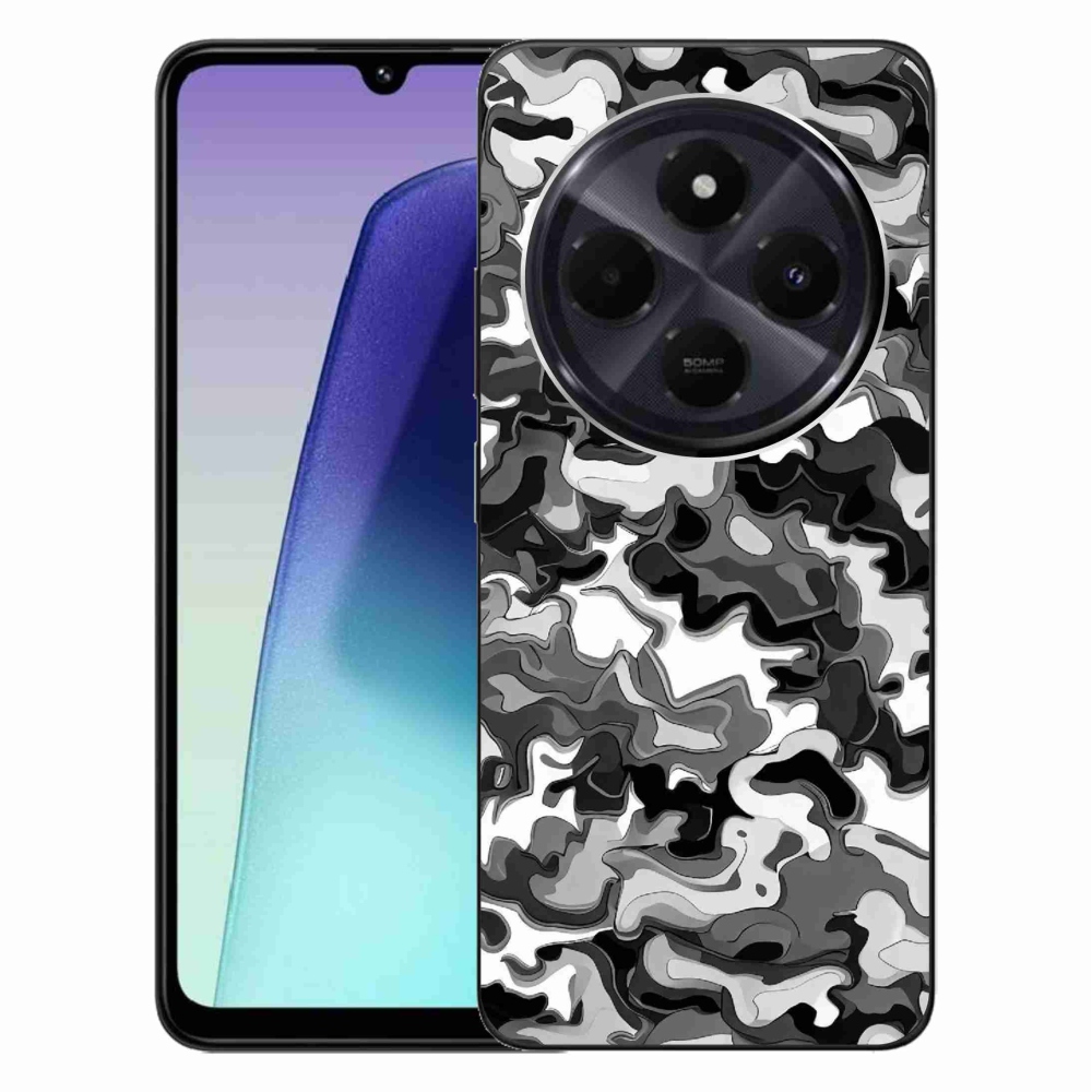 Gelový kryt mmCase na Xiaomi Redmi 14C/Poco C75 - maskáčový vzor 3