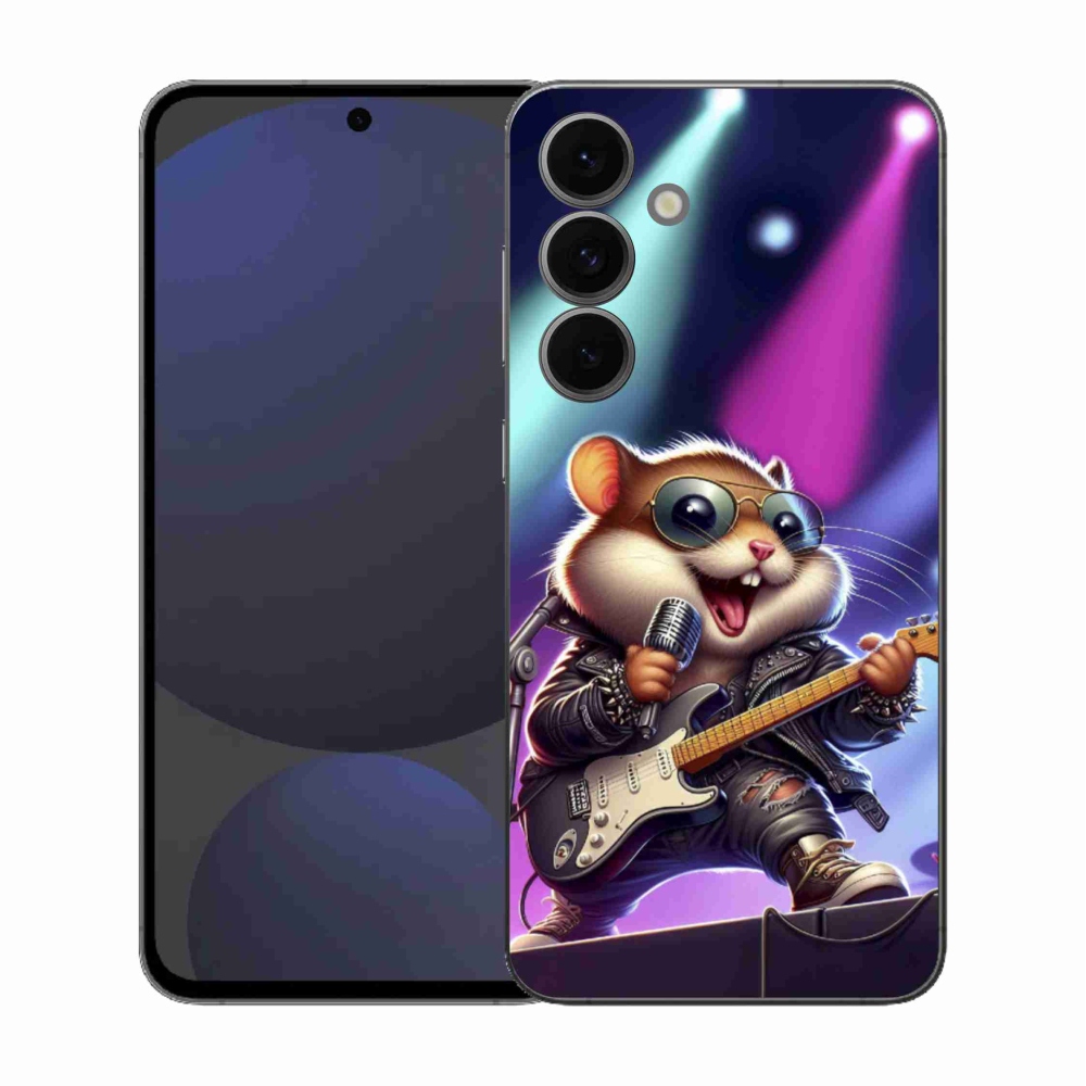 Gelový kryt mmCase na Samsung Galaxy S25 FE - křeček rocker