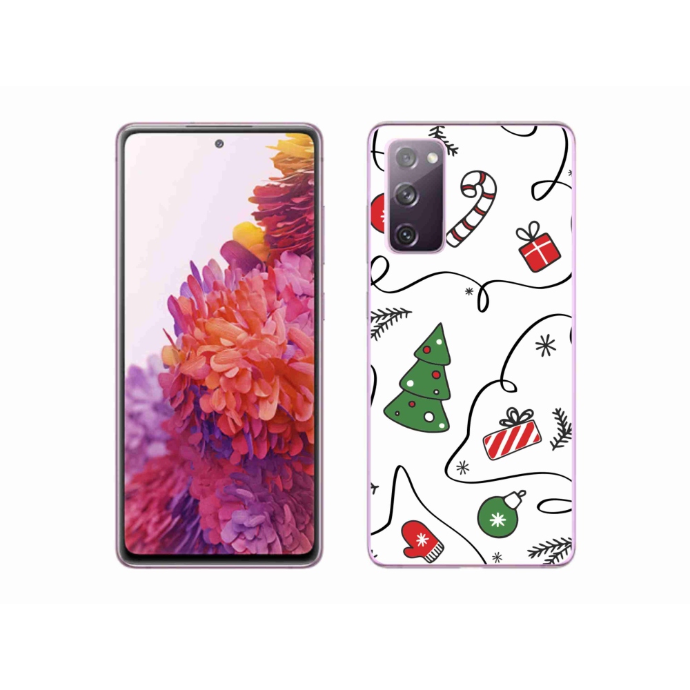 Gelový kryt mmCase na Samsung Galaxy S20 FE - vánoční motivy