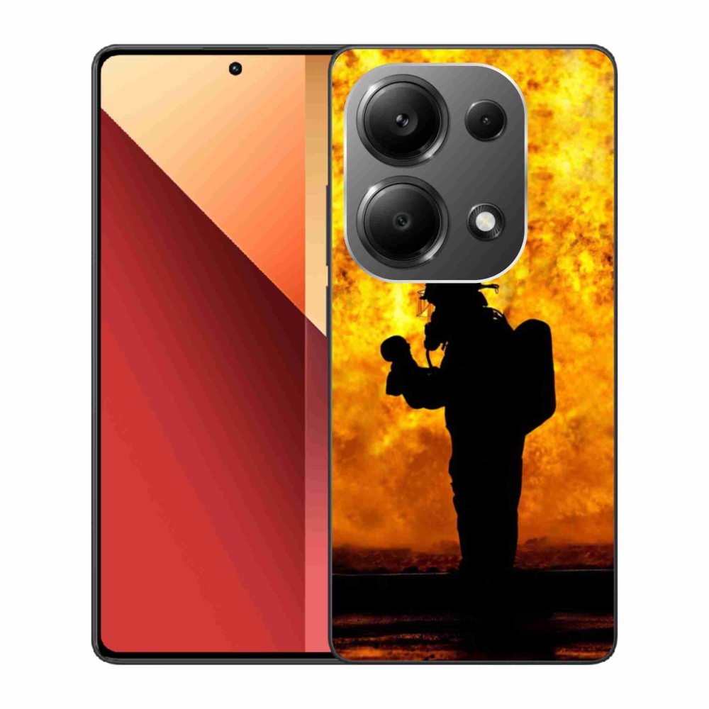 Gelový kryt mmCase na Xiaomi Redmi Note 13 Pro 4G/Poco M6 Pro - hasič