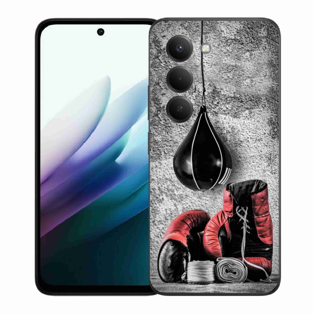Gelový kryt mmCase na Xiaomi Redmi 15 4G/5G (171mm) - boxovací pytel a rukavice