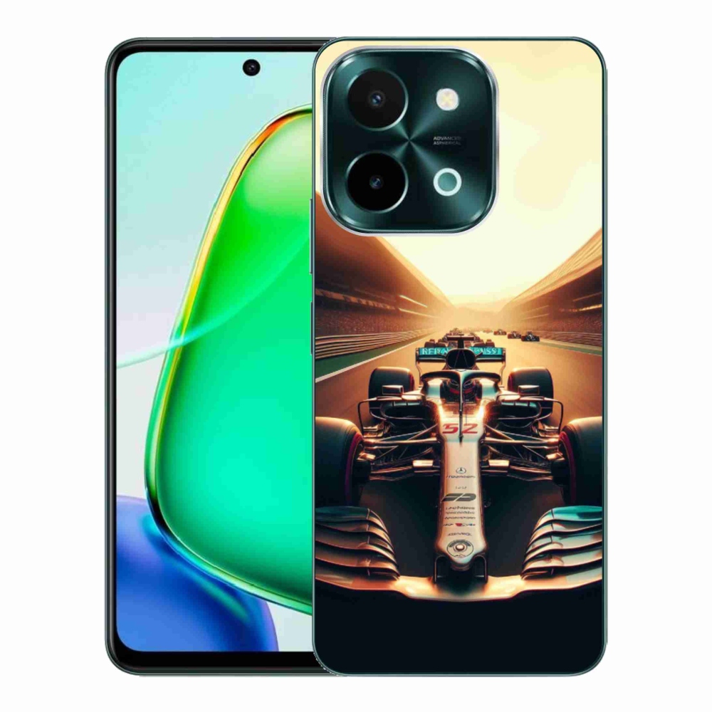 Gelový kryt mmCase na Vivo Y28 - formule 1