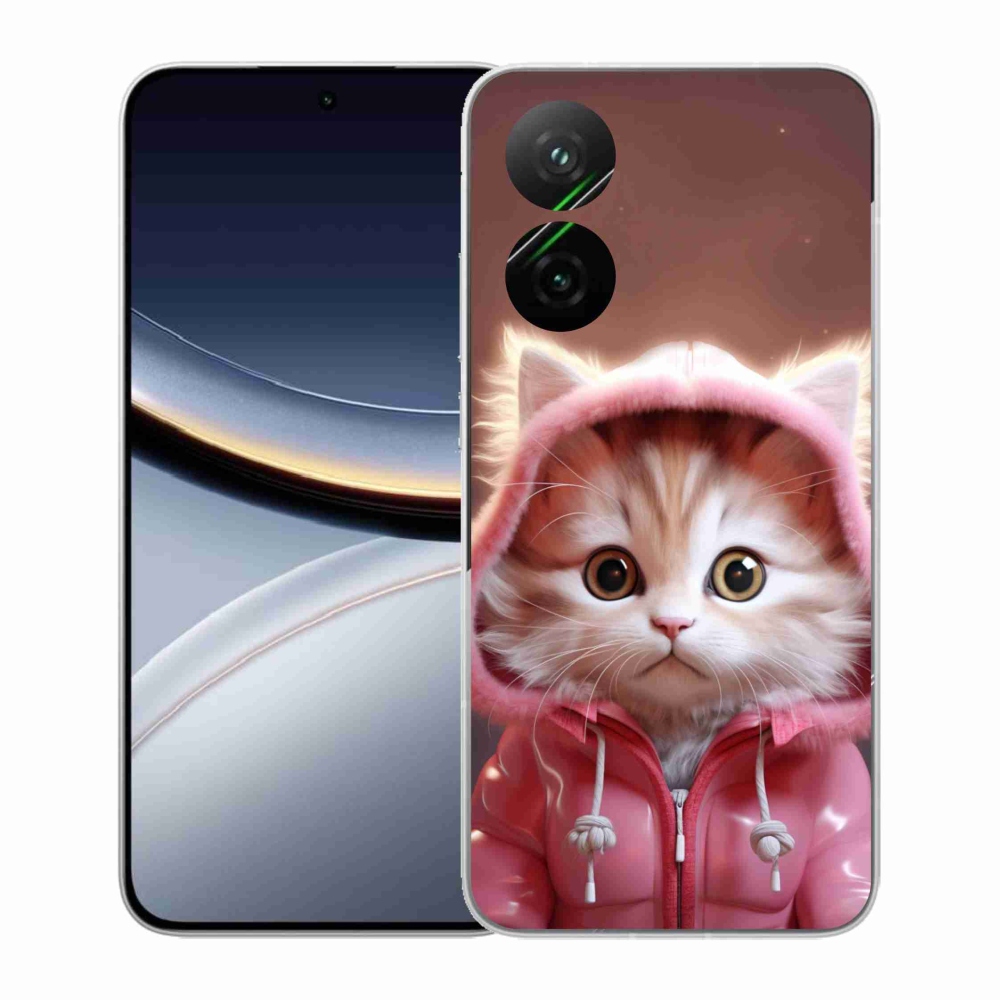 Gelový kryt mmCase na Xiaomi Poco F7 5G - roztomilé kotě 3