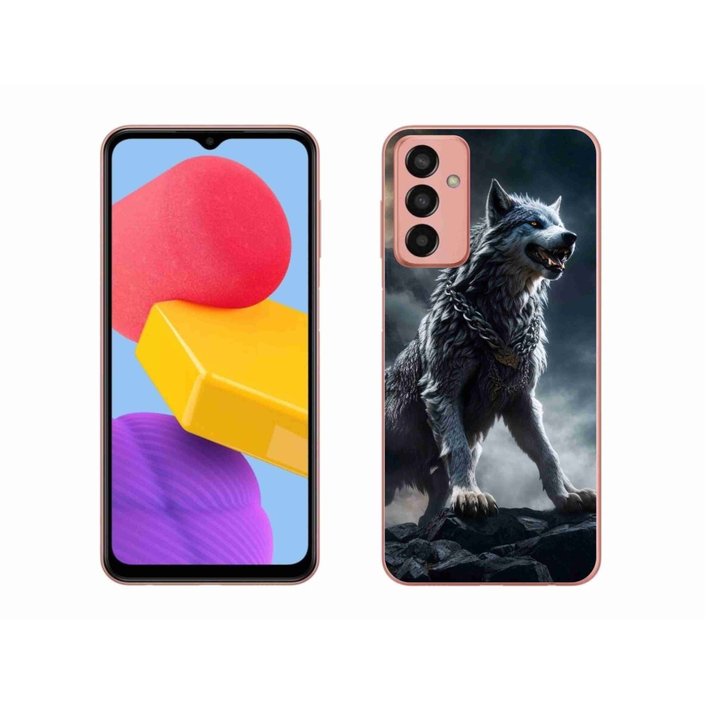 Gelový kryt mmCase na Samsung Galaxy M13 - vlk 1