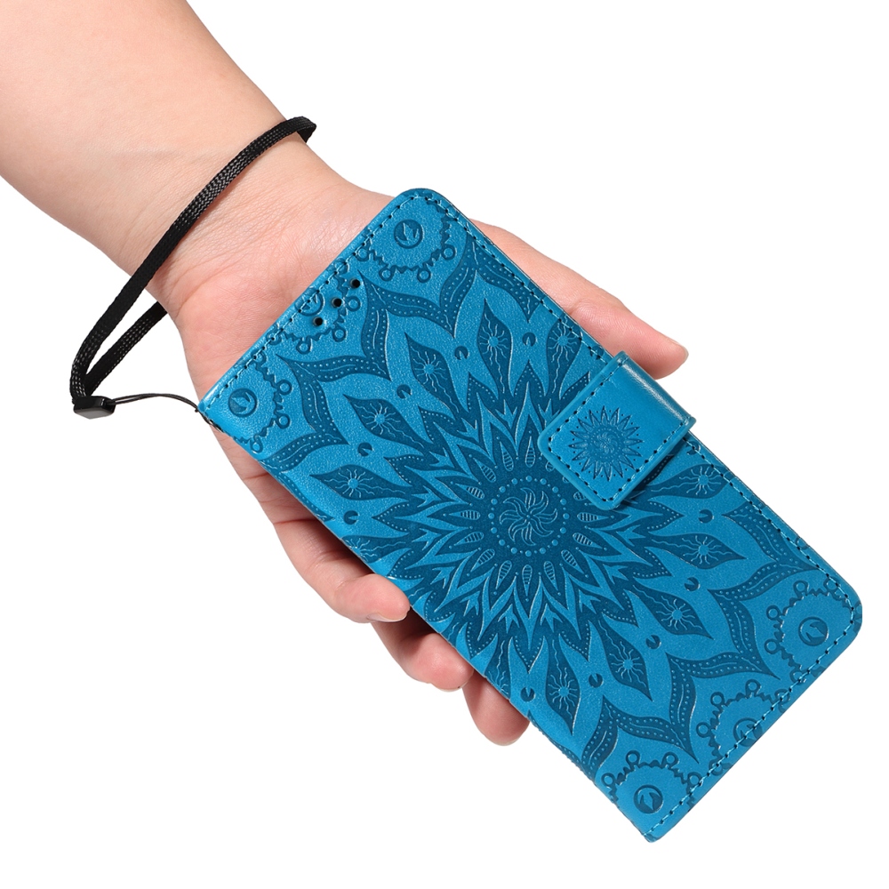 Sunflower knížkové pouzdro na Xiaomi Redmi 15C 4G/5G (173mm) - modré