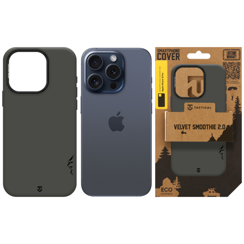 Tactical MagForce Velvet Smoothie 2.0 Kryt pro Apple iPhone 15 Pro Bazooka