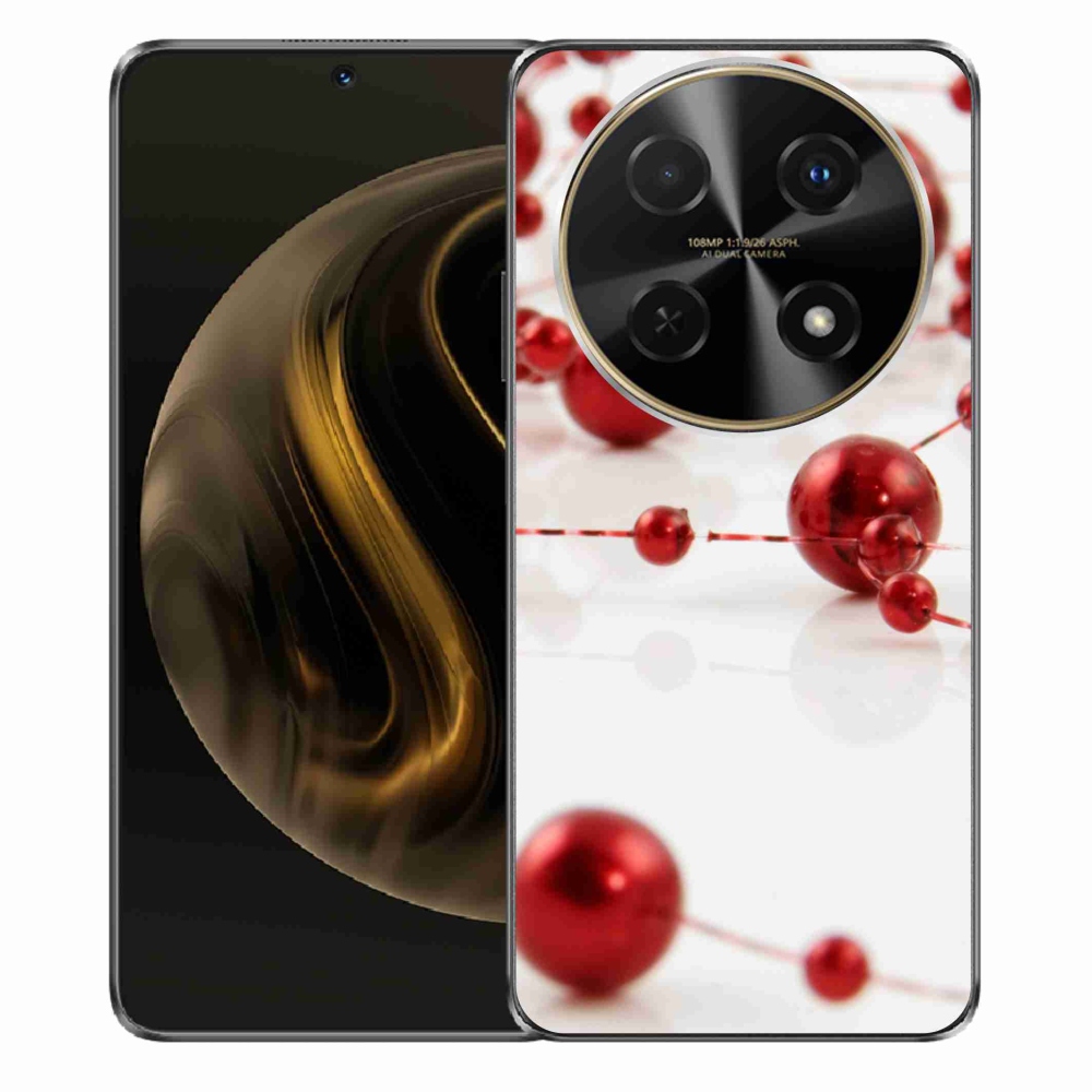 Gelový kryt mmCase na Huawei Nova 12i - vánoční řetěz