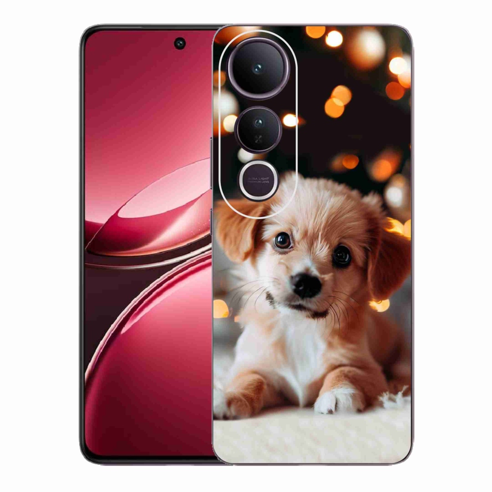 Gelový kryt mmCase na Vivo V50 Lite 4G/5G - štěňátko