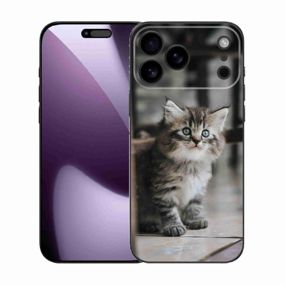 Gelový kryt mmCase na iPhone 17 Pro Max - koťátko