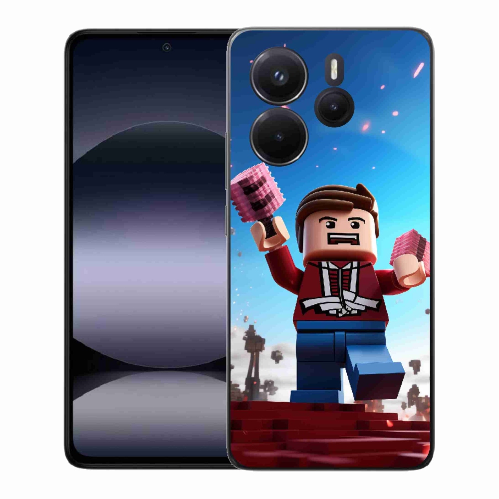 Gelový kryt mmCase na Xiaomi Redmi Note 14 - roblox 2