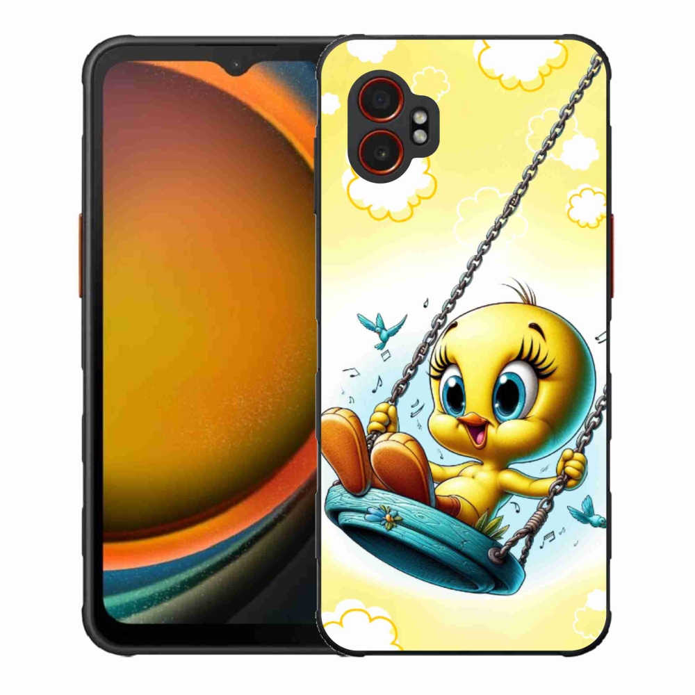 Gelový kryt mmCase na Samsung Galaxy Xcover 7 Pro - tweety