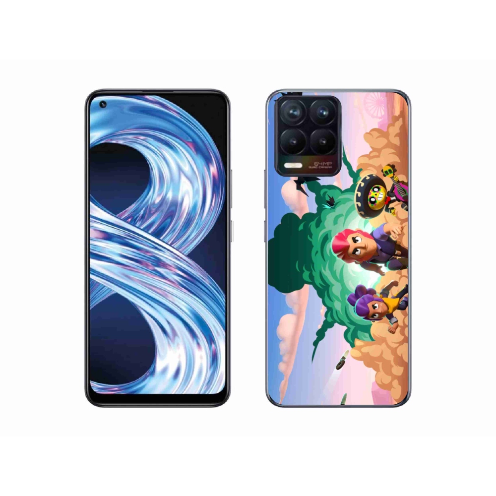 Gelový kryt mmCase na Realme 8 Pro - brawl stars