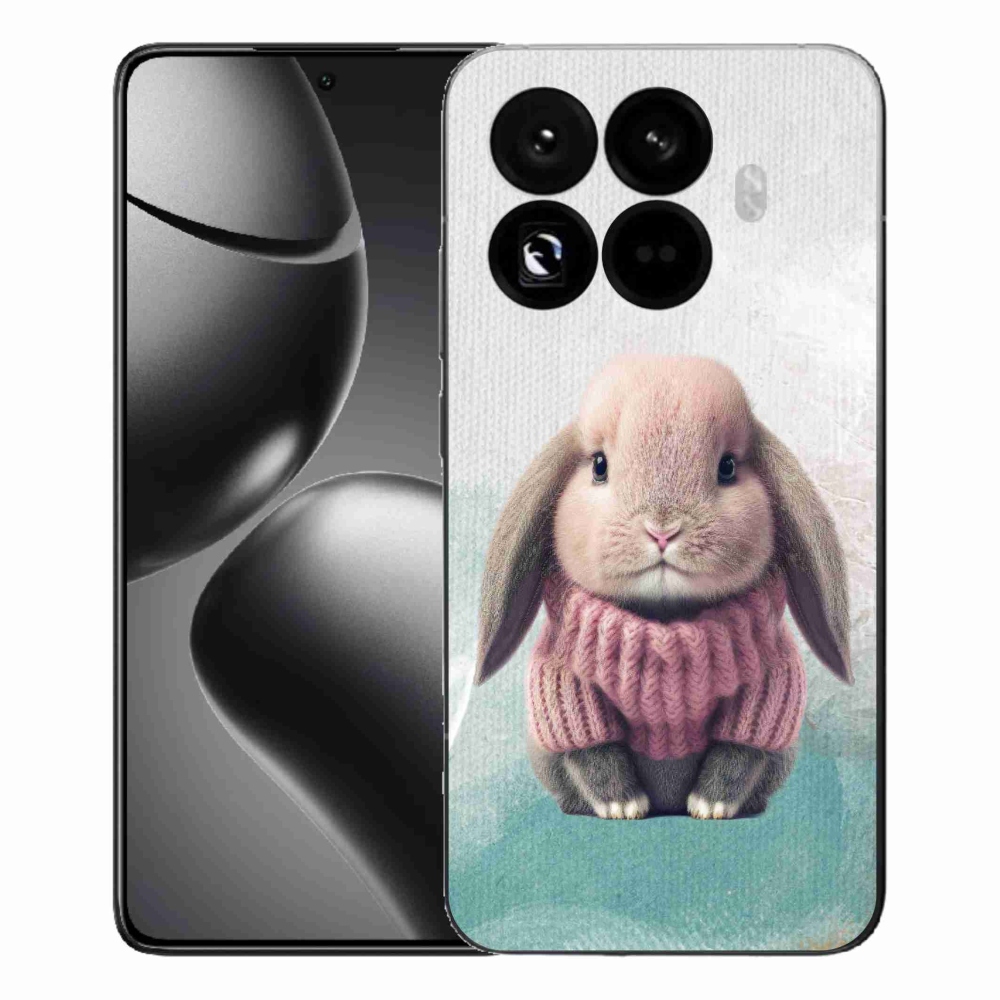 Gelový kryt mmCase na Xiaomi 15T Pro - králíček ve svetru