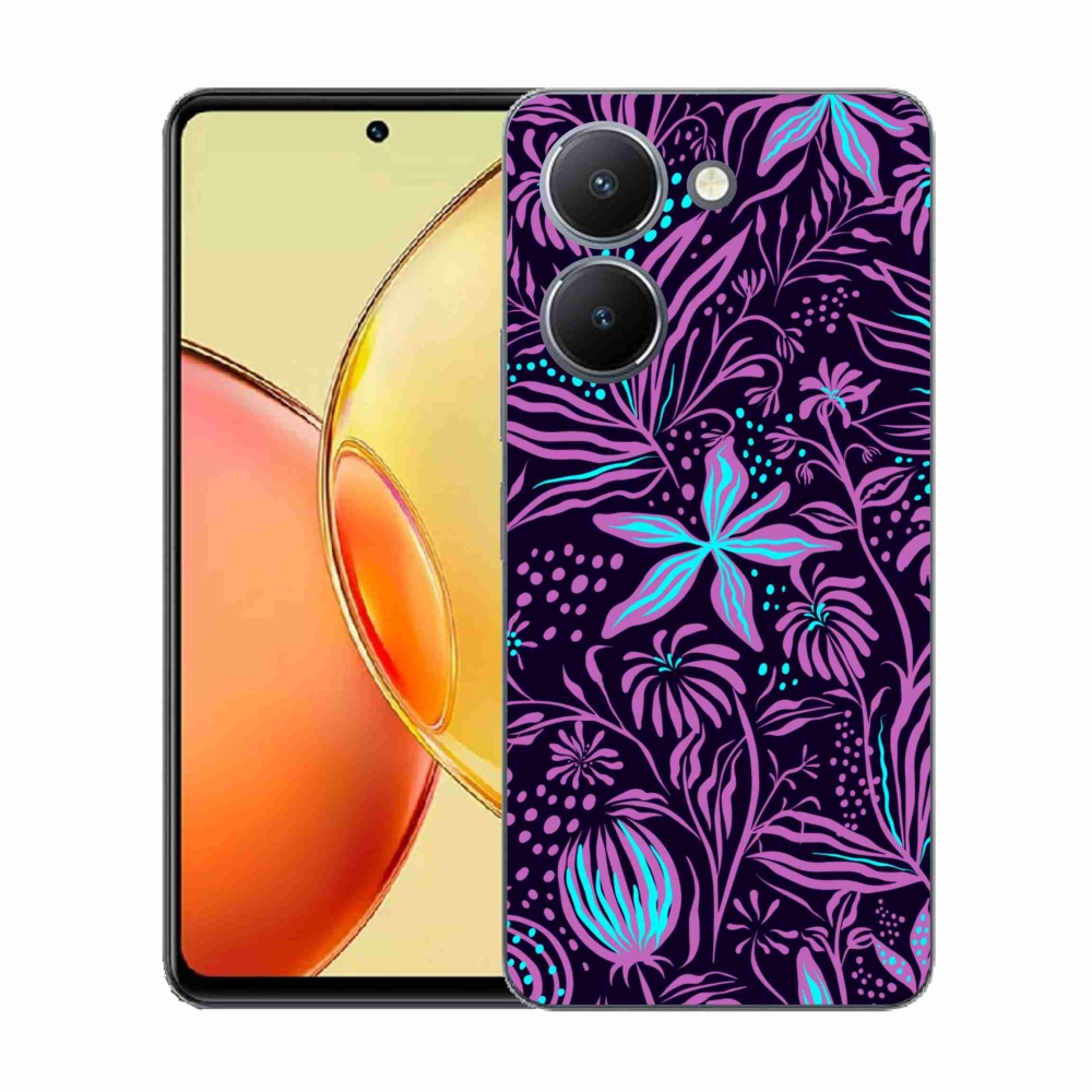 Gelový kryt mmCase na Vivo Y36 - květiny 2