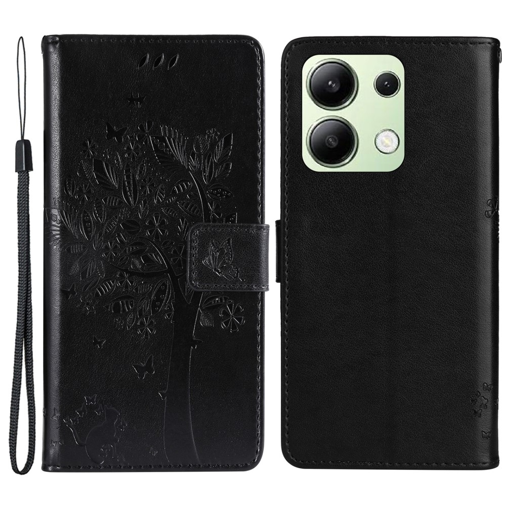Trees knížkové pouzdro na Xiaomi Redmi Note 13 - černé