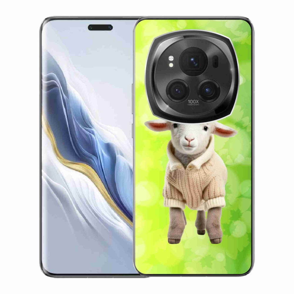 Gelový kryt mmCase na Honor Magic 6 Pro 5G - jehně ve svetru