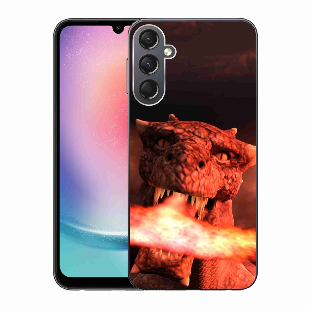 Gelový kryt mmCase na Samsung Galaxy A24 - drak