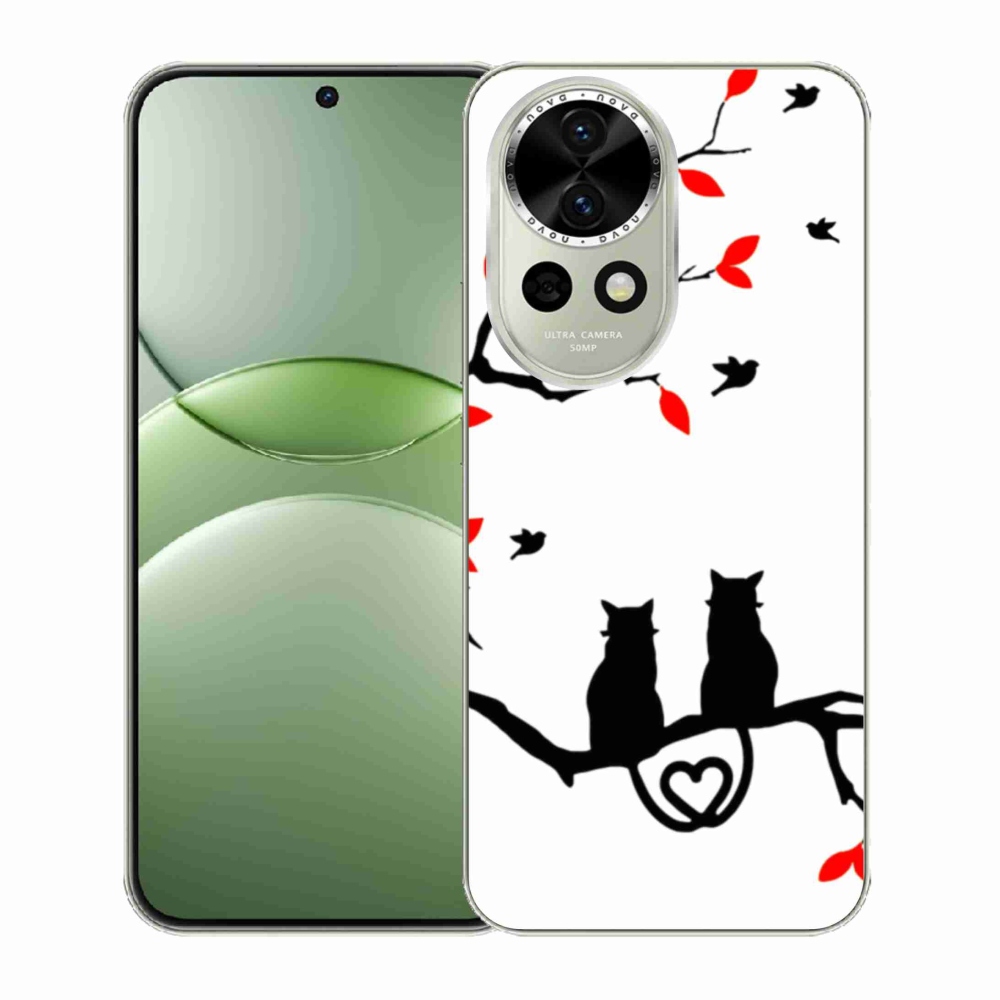 Gelový kryt mmCase na Huawei Nova 13 5G - kočičí láska