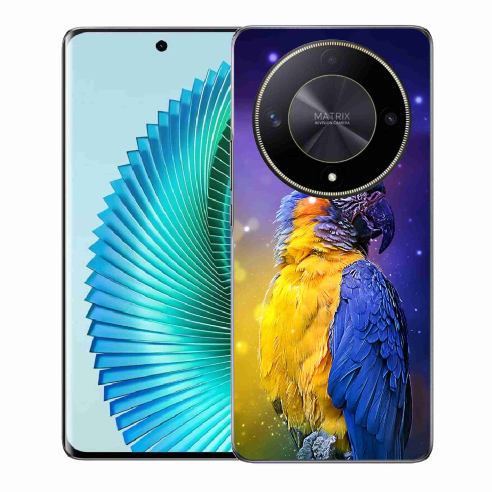 Gelový obal mmCase na Honor Magic 6 Lite 5G - papoušek ara 1