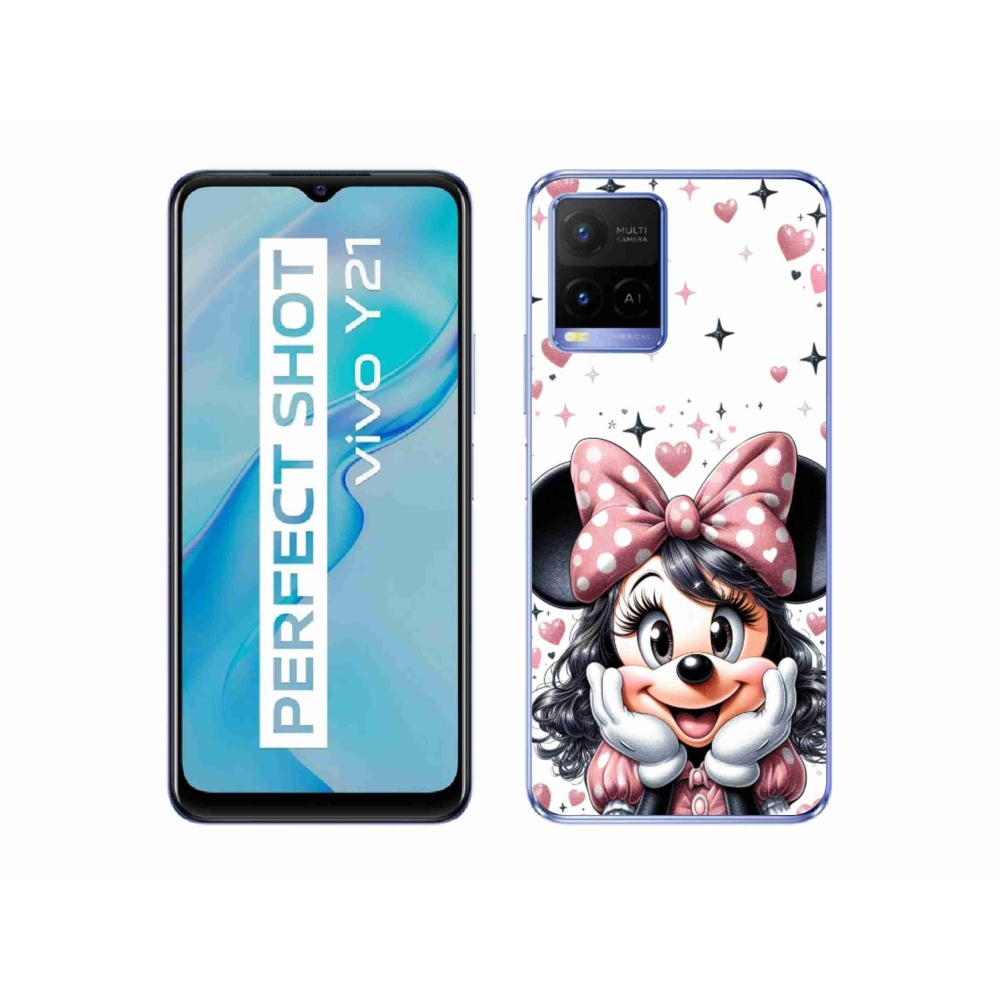 Gelový kryt mmCase na Vivo Y21/Y21s/Y33s - minnie