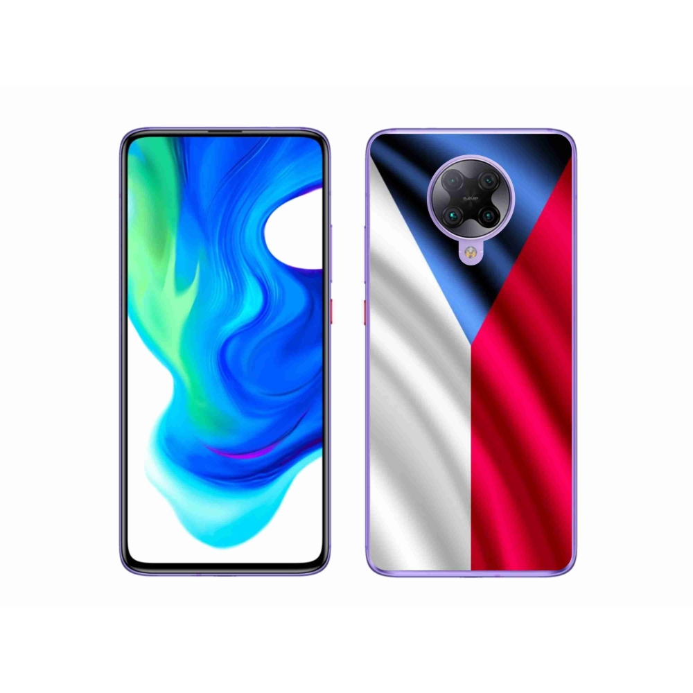 Gelový kryt mmCase na mobil Xiaomi Poco F2 Pro - česká vlajka