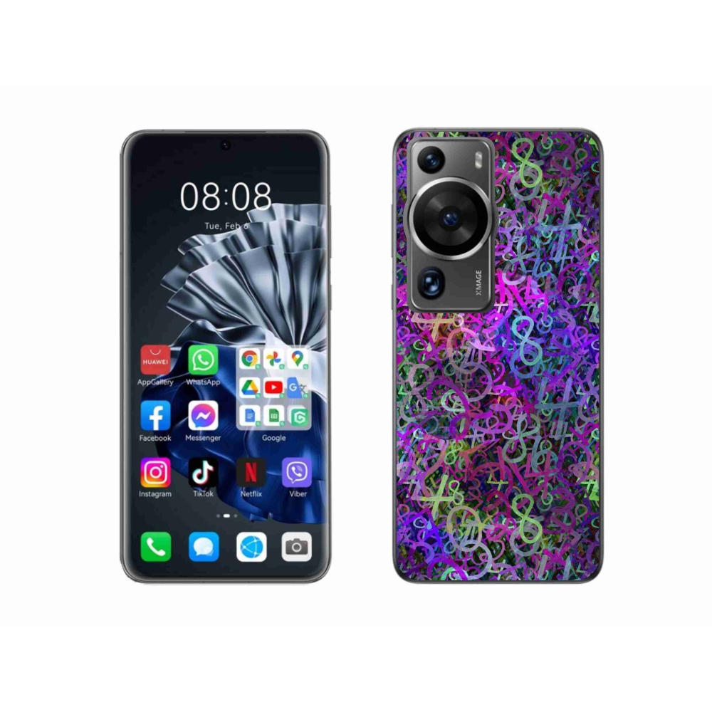 Gelový kryt mmCase na Huawei P60 Pro - abstraktní motiv 25