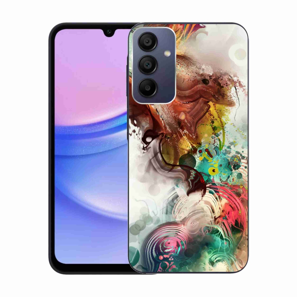Gelový kryt mmCase na Samsung Galaxy A15 4G/5G - abstrakt 1
