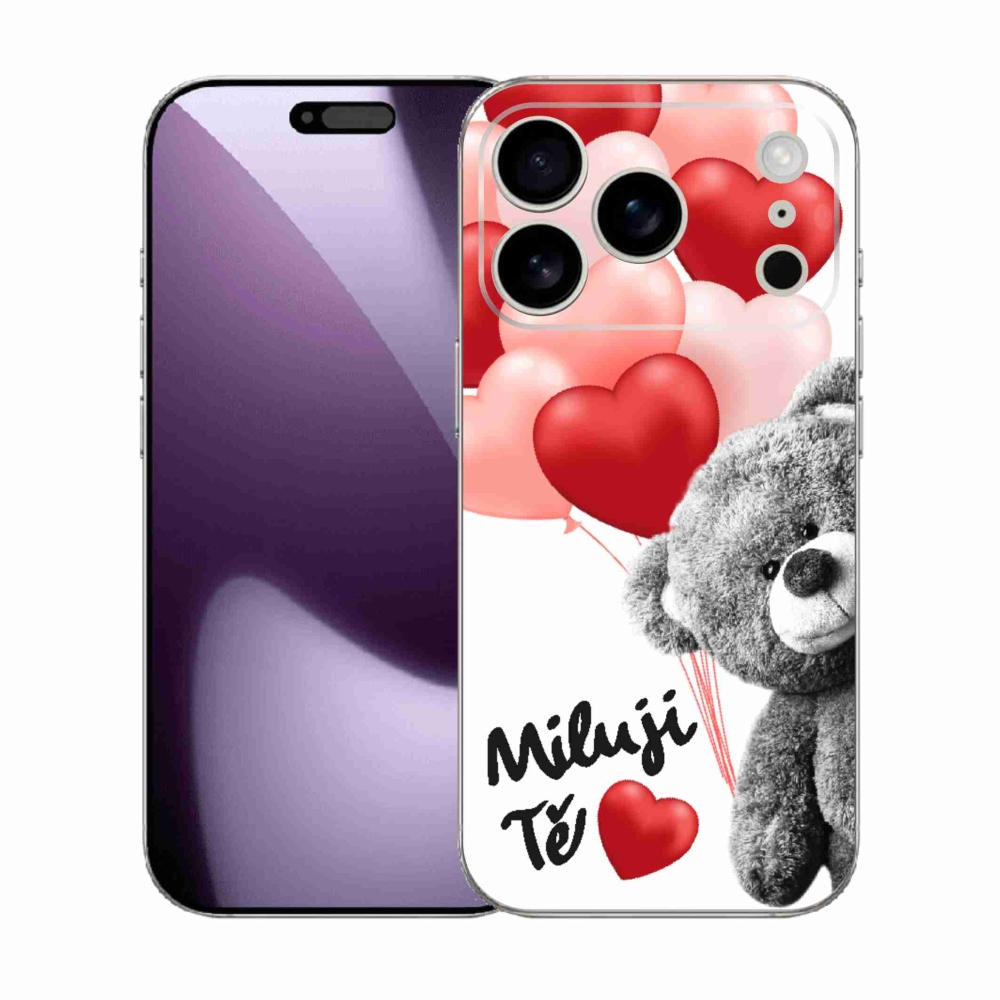 Gelový kryt mmCase na iPhone 17 Pro - miluji Tě