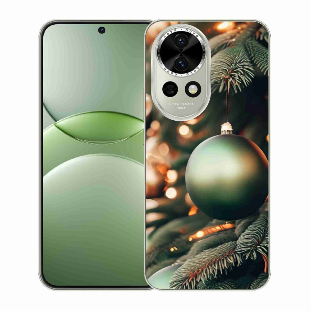 Gelový kryt mmCase na Huawei Nova 13 5G - vánoční ozdoby 1