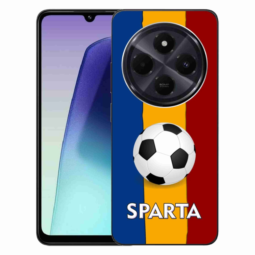 Gelový kryt mmCase na Xiaomi Redmi 14C/Poco C75 - fotbal 1