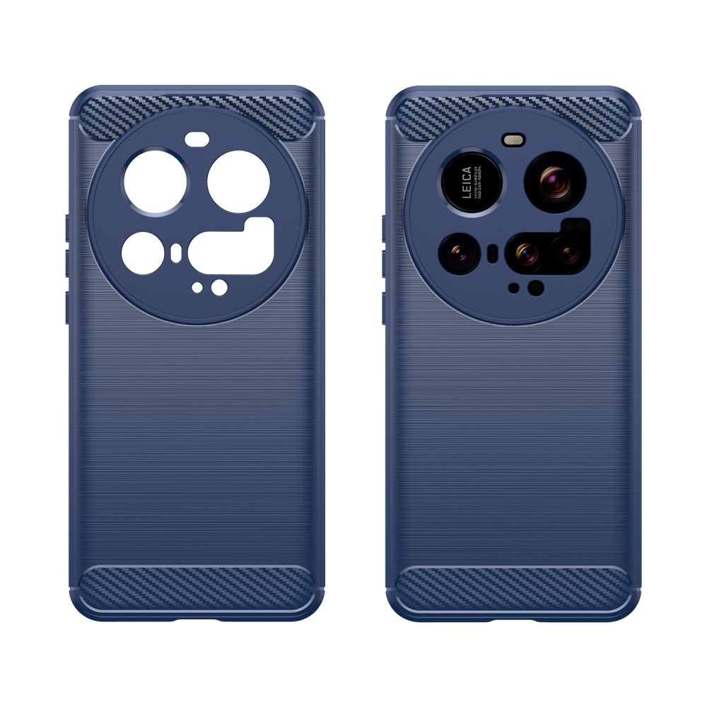Carbon odolný gelový obal na Xiaomi 15 Ultra - modrý