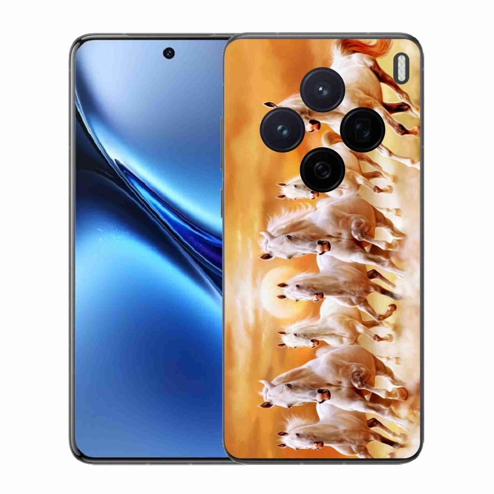 Gelový kryt mmCase na Vivo X200 5G - koně 2