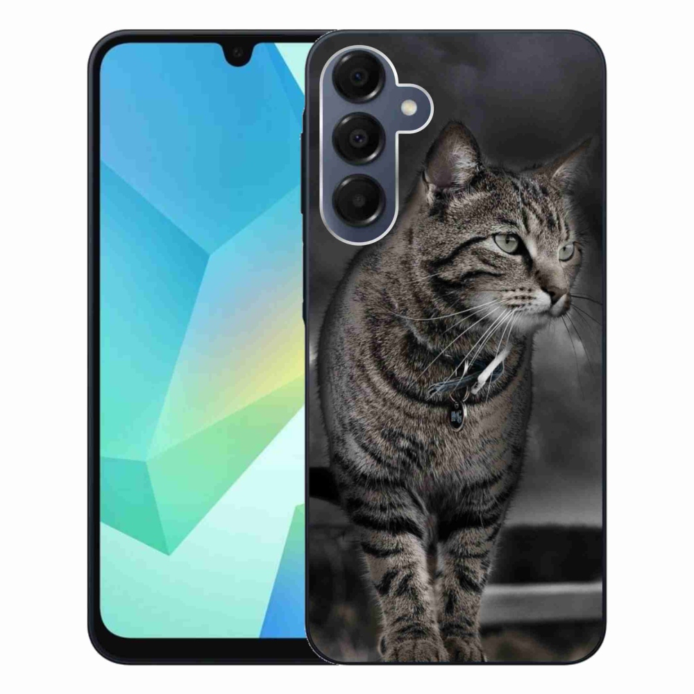Gelový kryt mmCase na Samsung Galaxy A16 4G/5G - kočka
