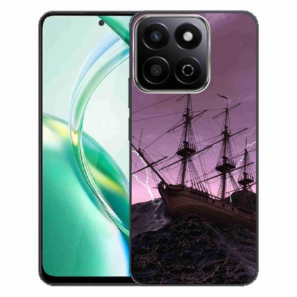 Gelový kryt mmCase na Honor 200 Smart 5G - loď v bouři